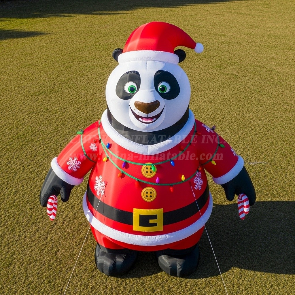 C1-737 Santa Panda Inflatable Cartoons