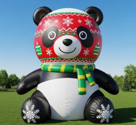 C1-740 Christmas Panda Inflatable Cartoons