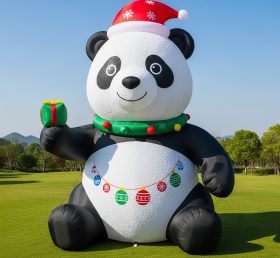 C1-743 Christmas Panda Inflatable Cartoons