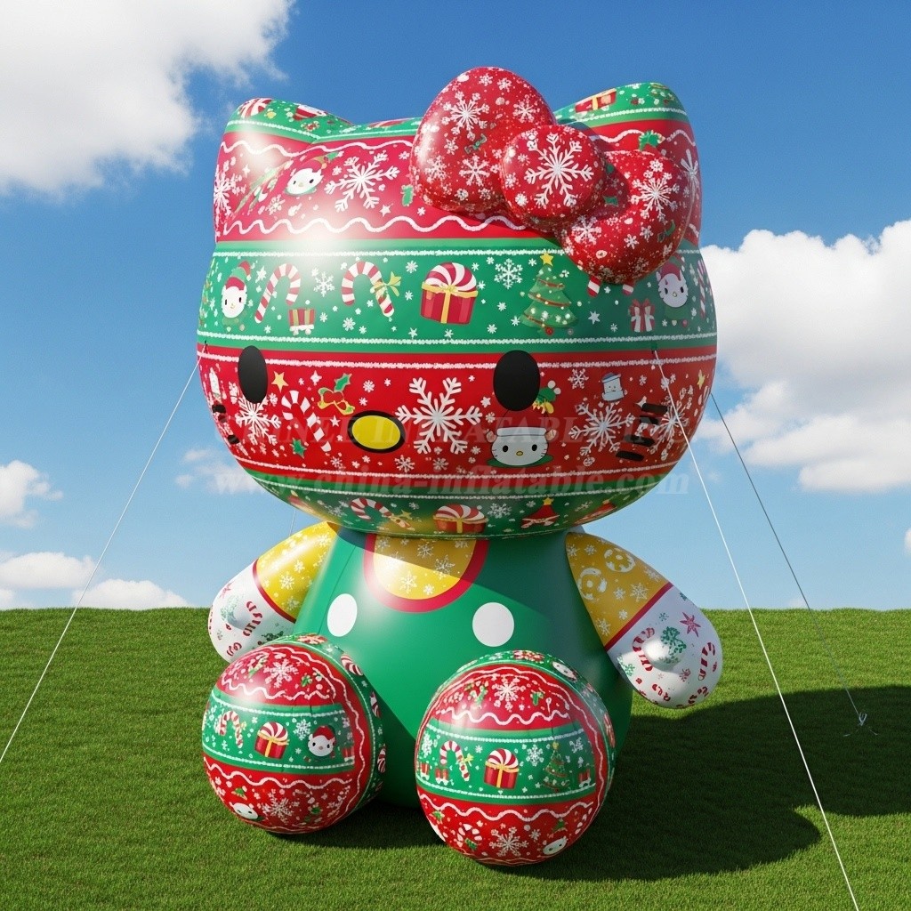 C1-749 Hello Kitty Christmas Inflatable Cartoons