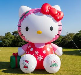 C1-750 Hello Kitty Christmas Inflatable Cartoons