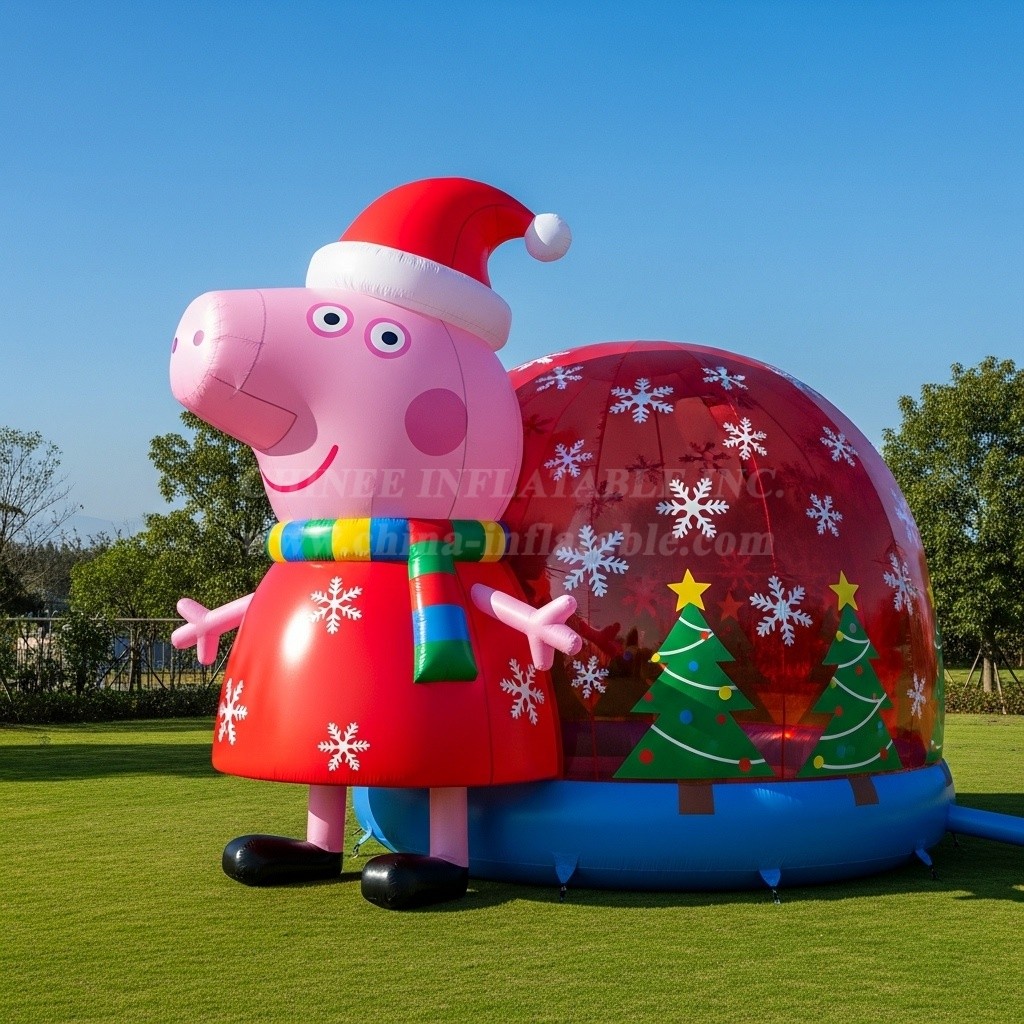 C1-757 Peppa Pig Snow Globe Event Party Decoration