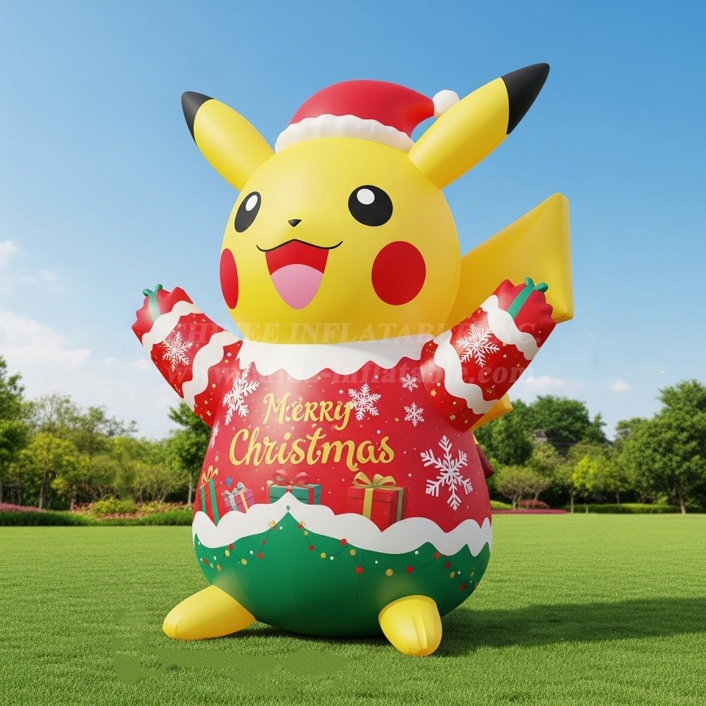 C1-763 Pokémon Pikachu Christmas Inflatable Cartoon