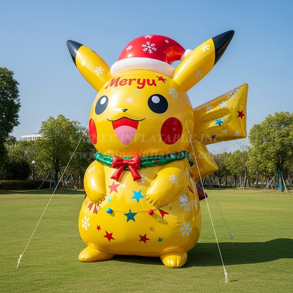 C1-765 Pikachu Christmas Inflatable Cartoons