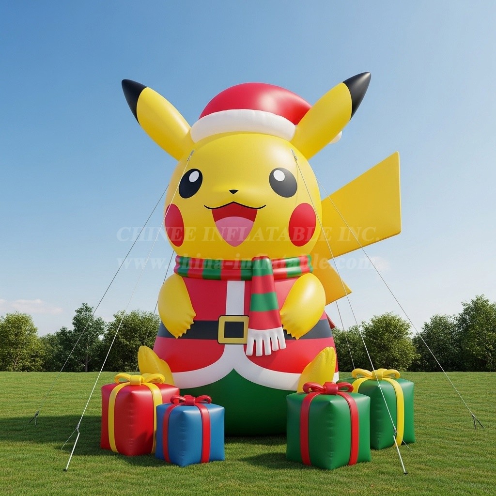 C1-767 Pikachu Christmas Inflatable Cartoon