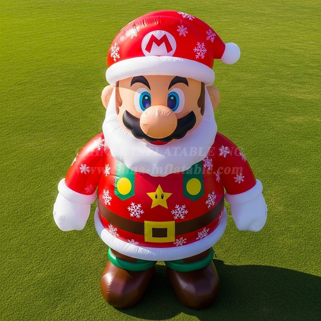 C1-770 Super Mario Santa Inflatable Cartoons