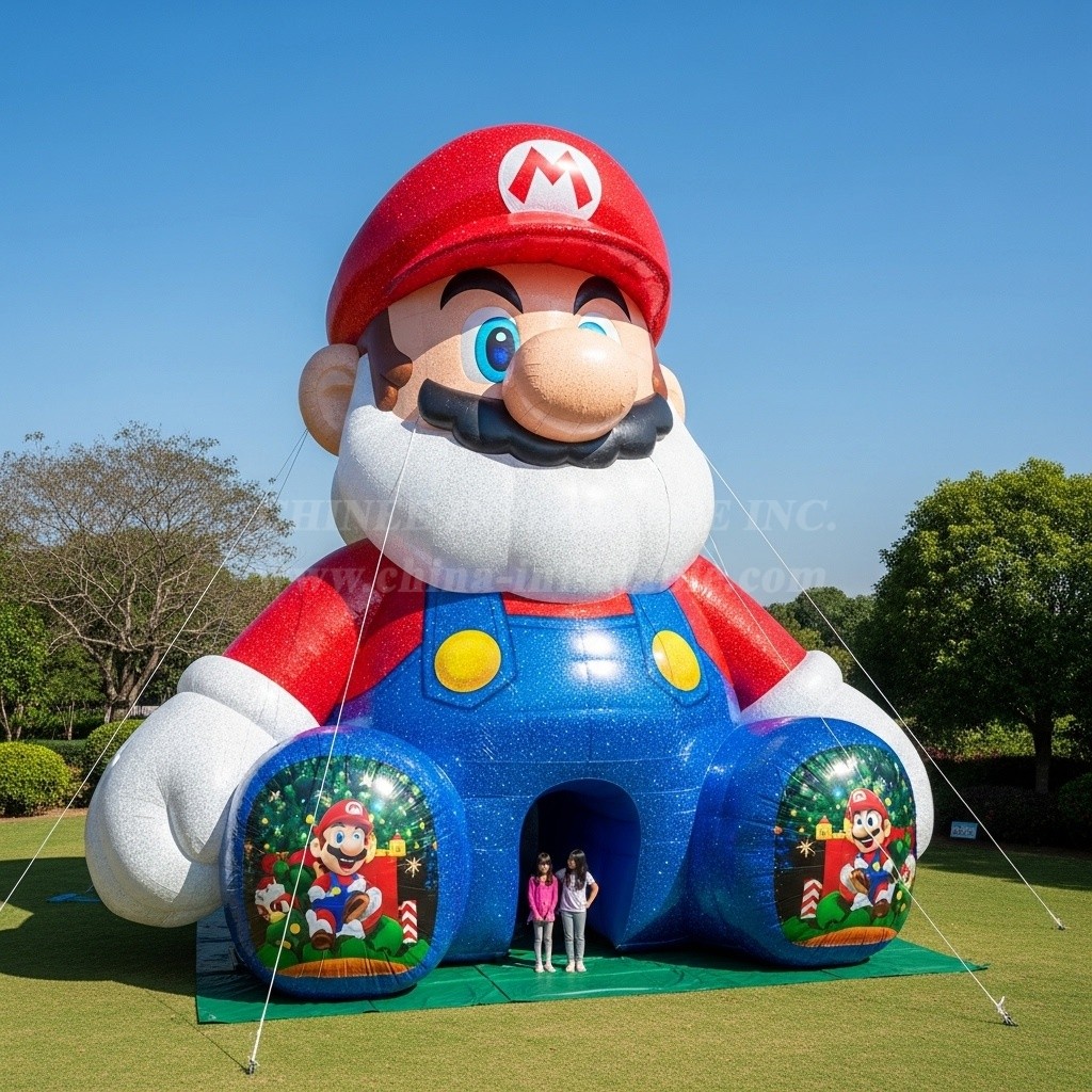 C1-771 Super Mario Santa Claus Inflatable Cartoon