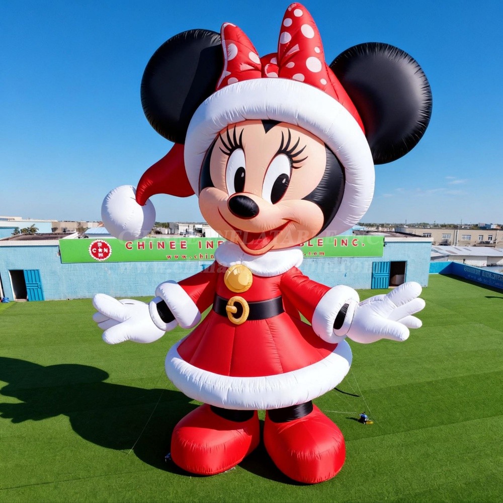 C1-801 Minnie Mouse Christmas Inflatable Decoration
