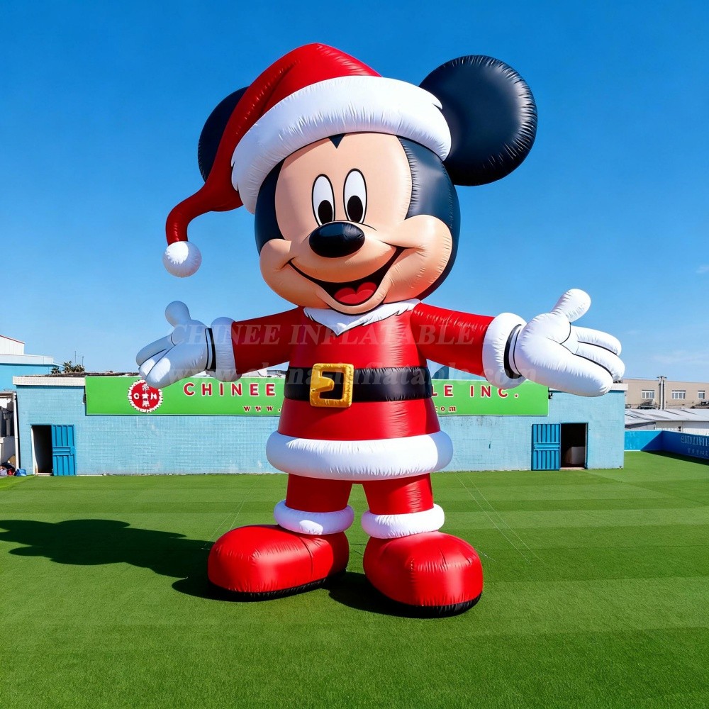 C1-802 Mickey Mouse Santa Claus Inflatable Cartoons