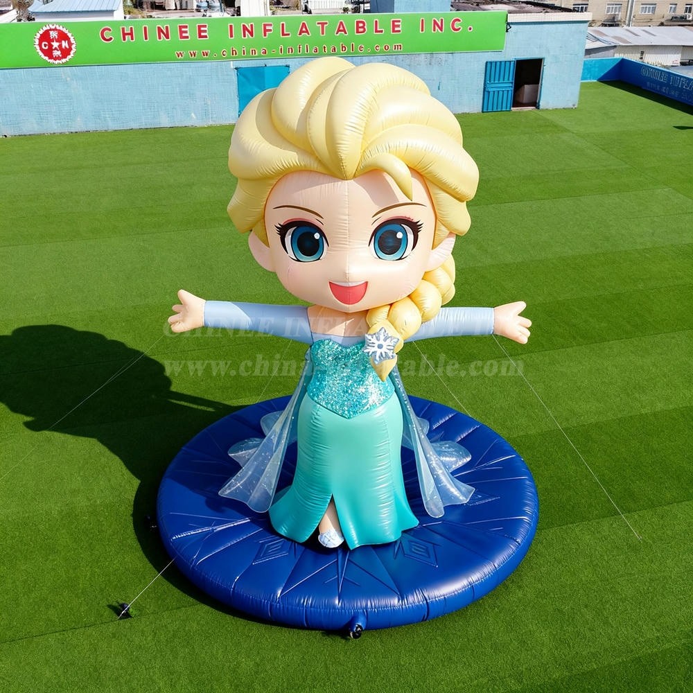Cartoon3-008 Frozen Elsa Princess Inflatable Cartoons
