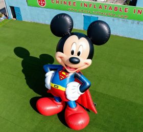 Cartoon3-021 Mickey Mouse Superman Inflatable Cartoon Character