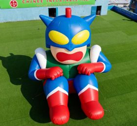 Cartoon3-037 Blue Robot Superhero Inflatable Cartoons