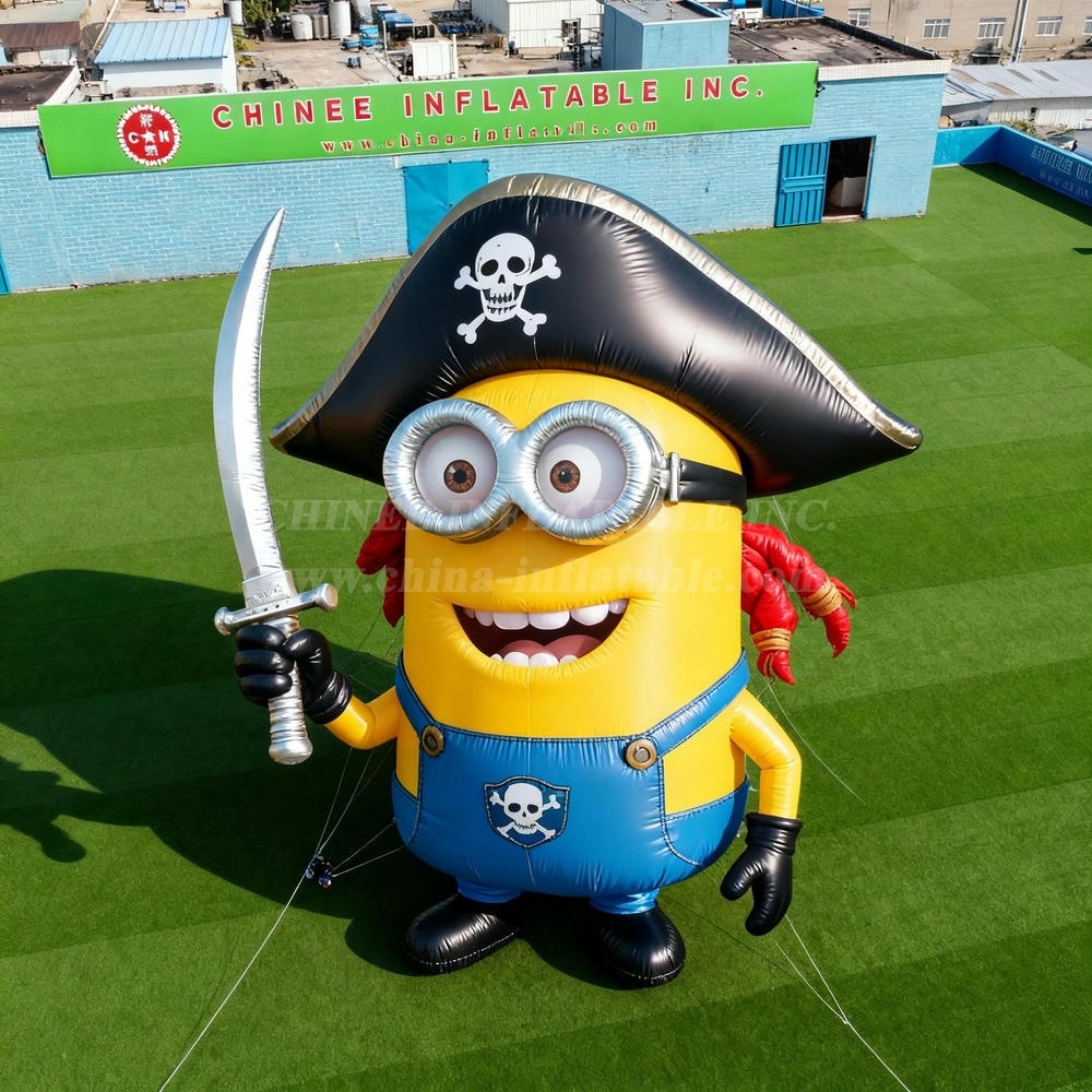 Cartoon3-070 Pirate Minions Inflatable Cartoons