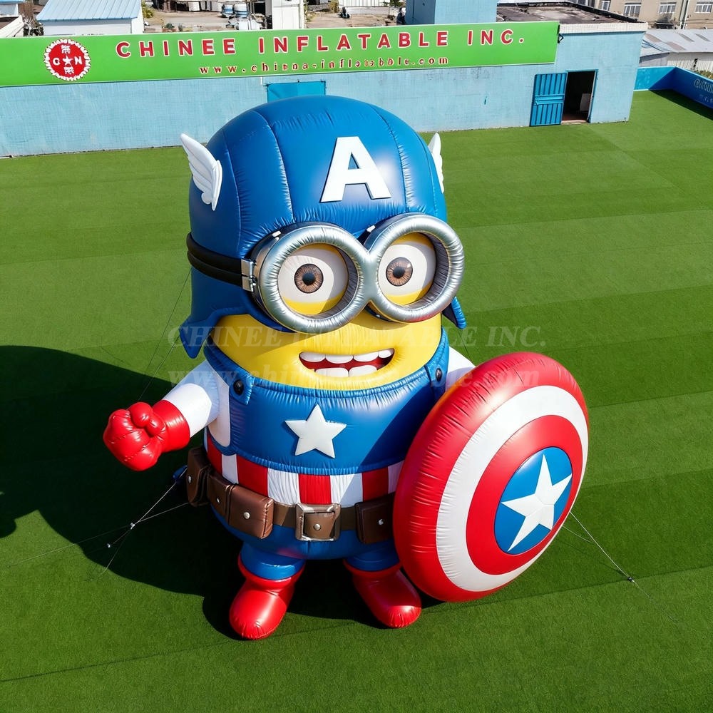 Cartoon3-072 Captain America Minion Inflatable Cartoons