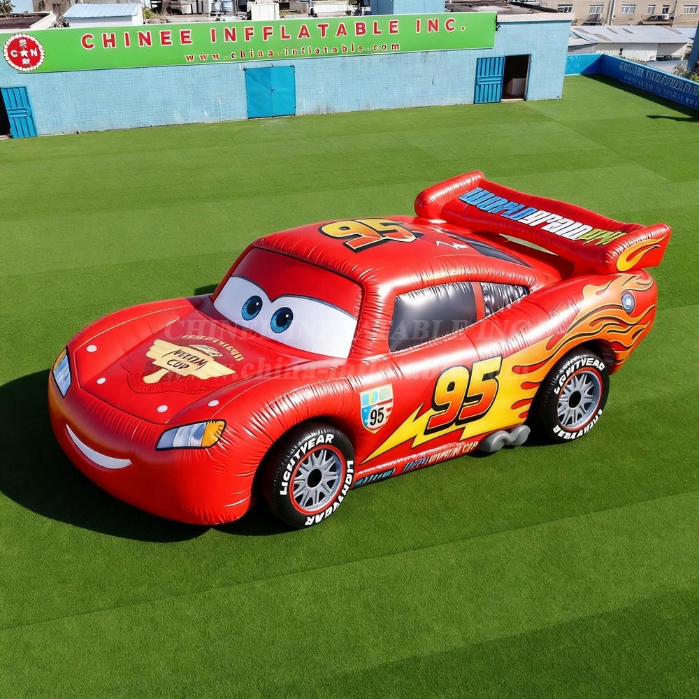 Cartoon3-096 Lightning McQueen Racing Car Inflatable Cartoons
