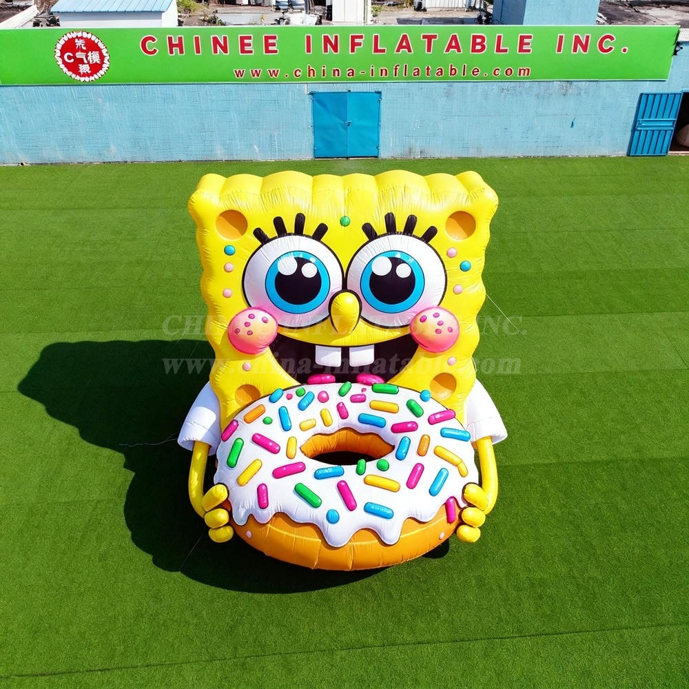 Cartoon3-100 SpongeBob SquarePants Donut Inflatable Cartoons