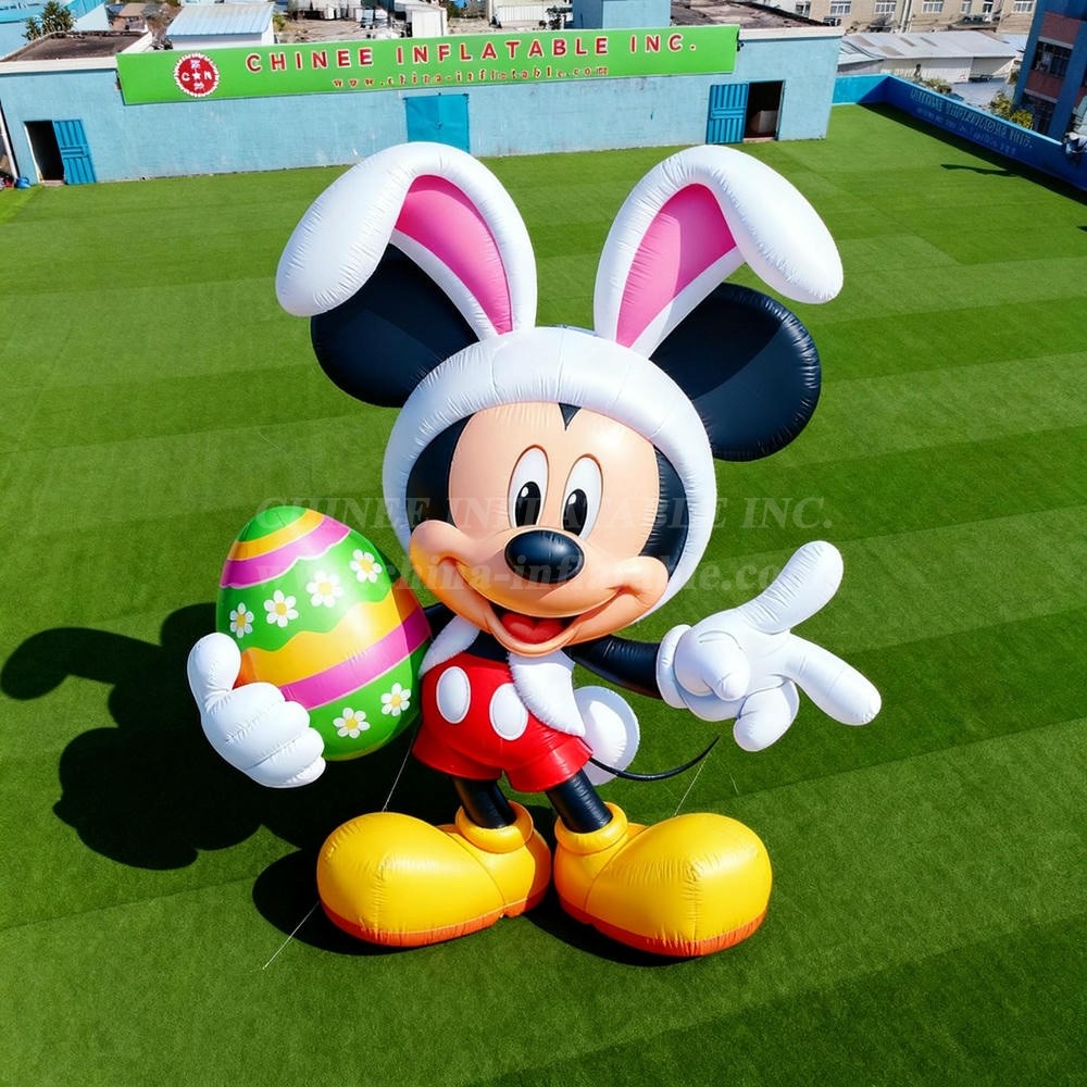 Cartoon3-102 Mickey Mouse Easter Bunny Inflatable Cartoons