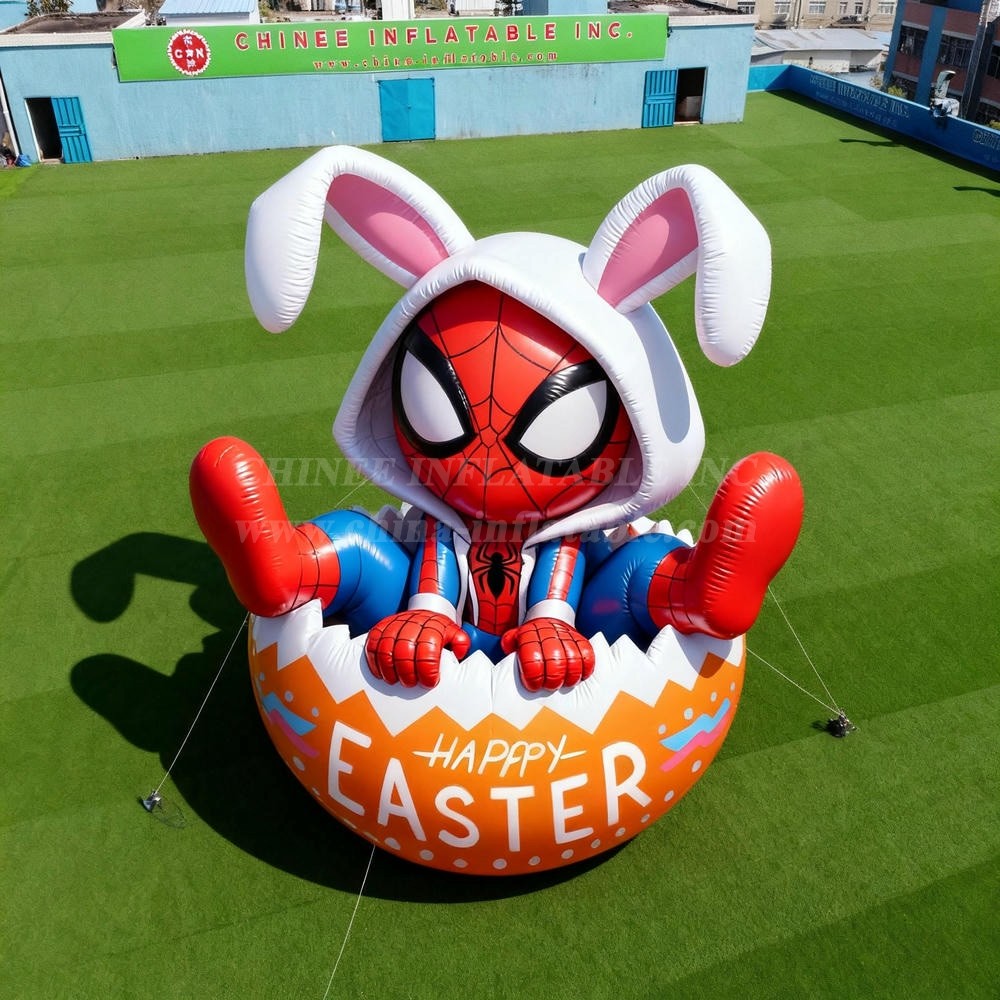 Cartoon3-104 Spider-Man Easter Bunny Inflatable Cartoons