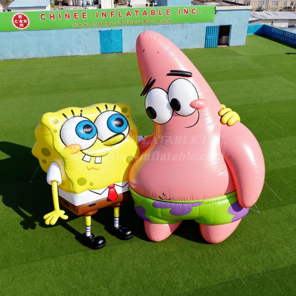 Cartoon3-114 SpongeBob SquarePants and Patrick Star Inflatable Cartoons