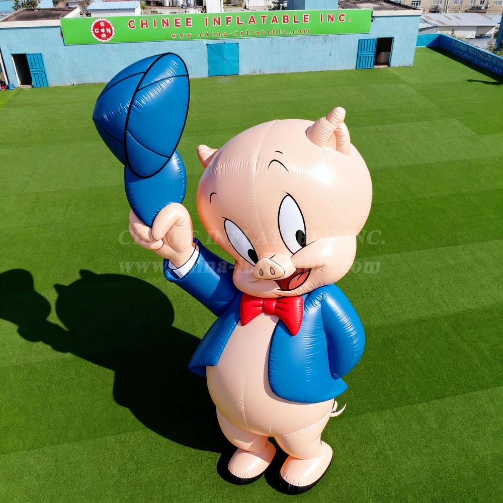 Cartoon3-124 Porky Pig Inflatable Cartoons