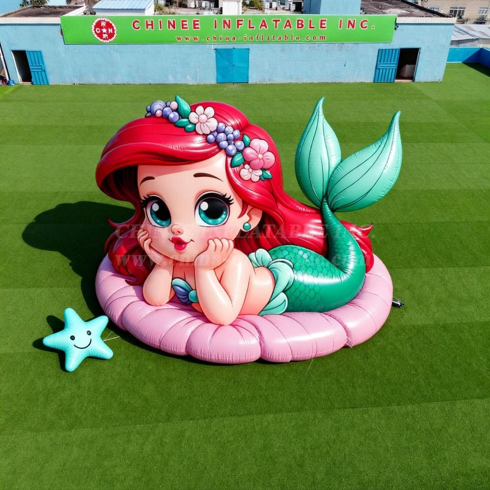 Cartoon3-134 Little Mermaid Princess Inflatable Cartoons