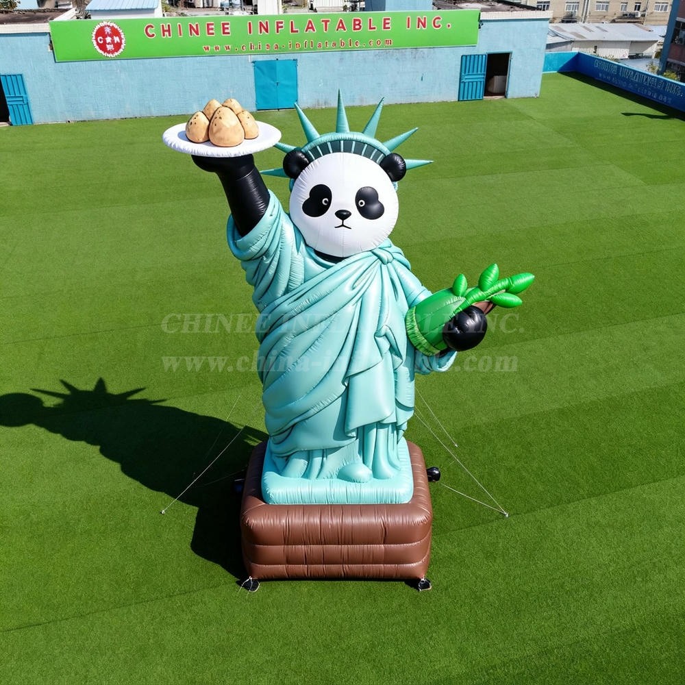 Cartoon3-147 Panda Statue of Liberty Inflatable Cartoons