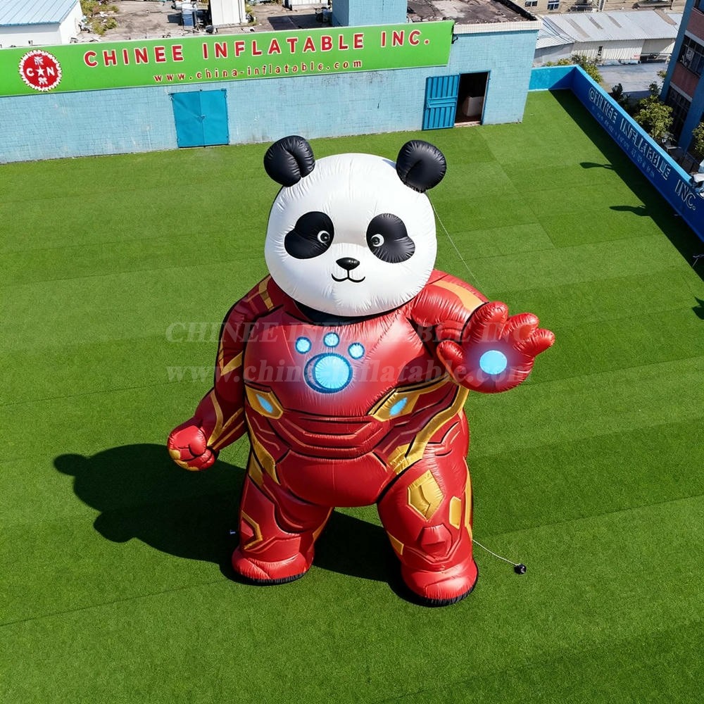 Cartoon3-148 Iron Man Panda Inflatable Cartoons
