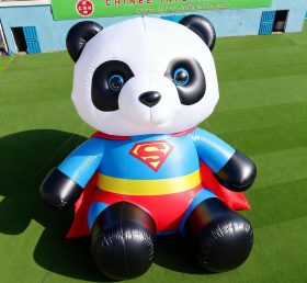 Cartoon3-153 Superman Panda Inflatable Cartoon Character
