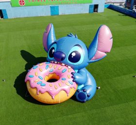 Cartoon3-180 Stitch with Donut Inflatable Cartoons