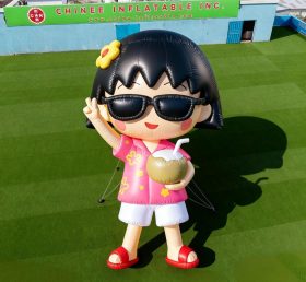 Cartoon3-205 Chibi Maruko-chan with Sunglasses Inflatable Cartoons