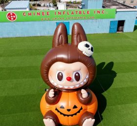 Cartoon3-213 Pop Mart Labubu Halloween Bunny Pumpkin Inflatable Cartoons