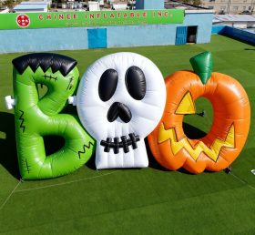 Cartoon3-223 Halloween BOO Inflatable Decoration Set