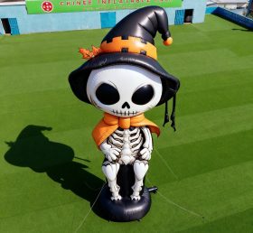 Cartoon3-227 Halloween Skeleton Witch Inflatable Decoration