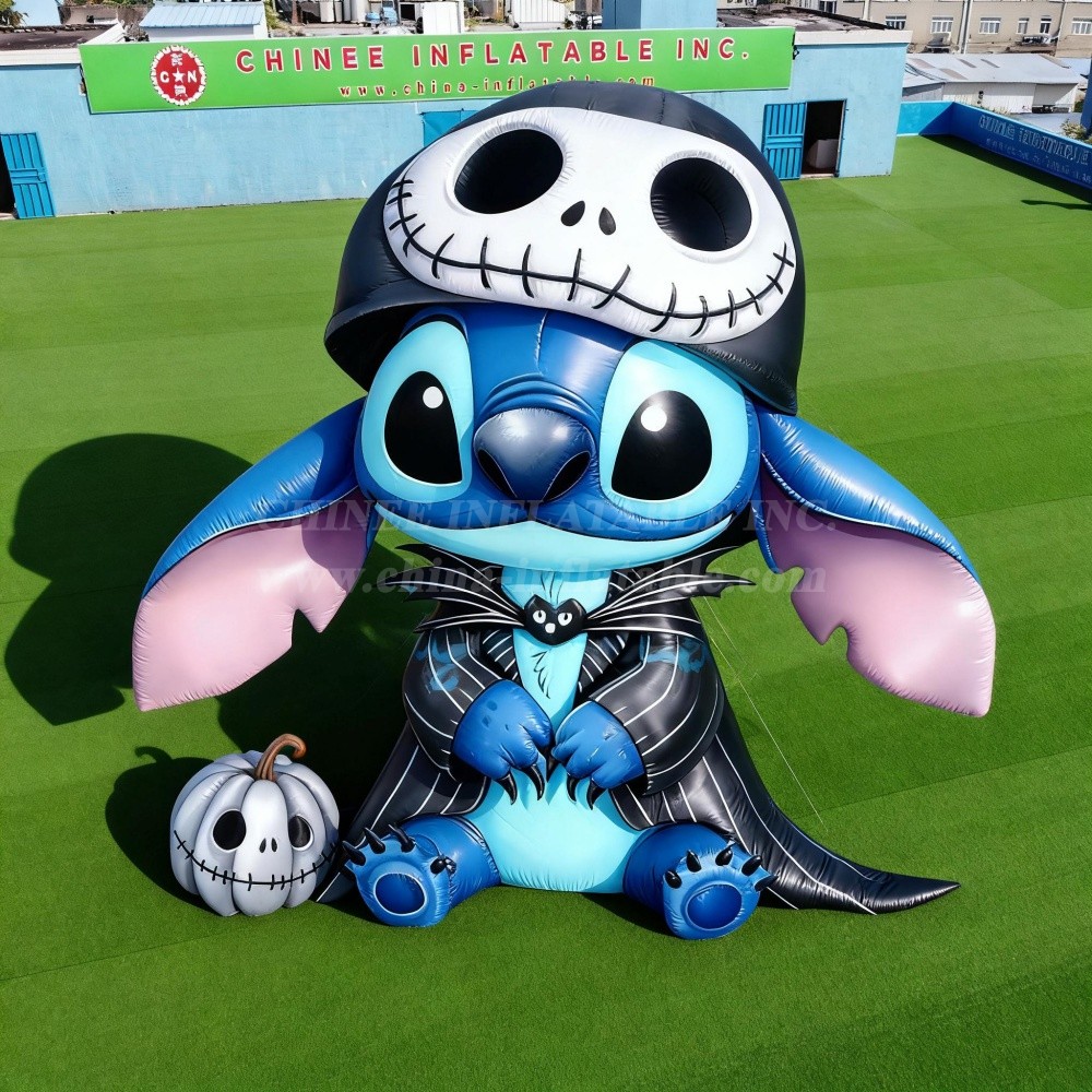 Cartoon3-228 Stitch Jack Skellington Halloween Theme Inflatable Cartoon