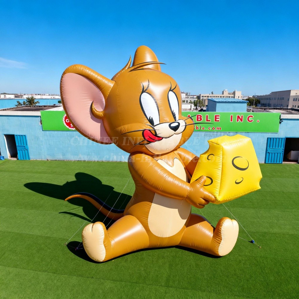 Cartoon3-235 Jerry Mouse with Cheese Inflatable Cartoon Model