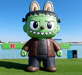 Cartoon3-236 Pop Mart Labubu Frankenstein Monster Inflatable Cartoon Character