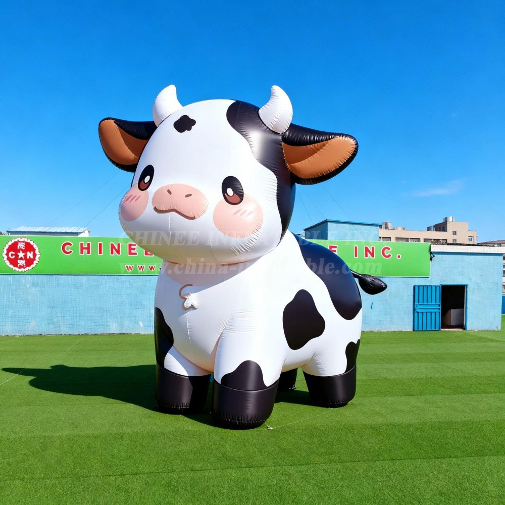 Cartoon3-256 Adorable Cow Inflatable Model Product