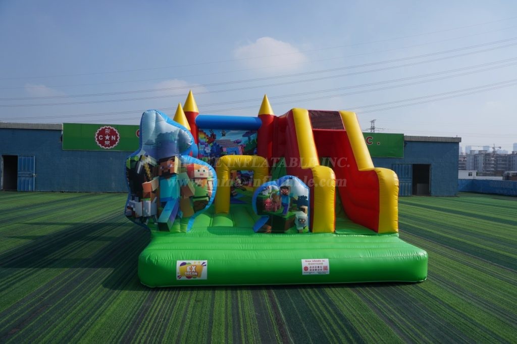 T2-8105D Minecraft Theme Inflatable Combos