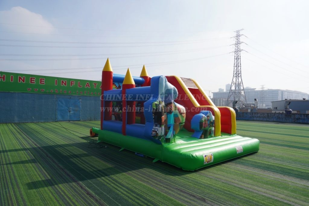 T2-8105D Minecraft Theme Inflatable Combos