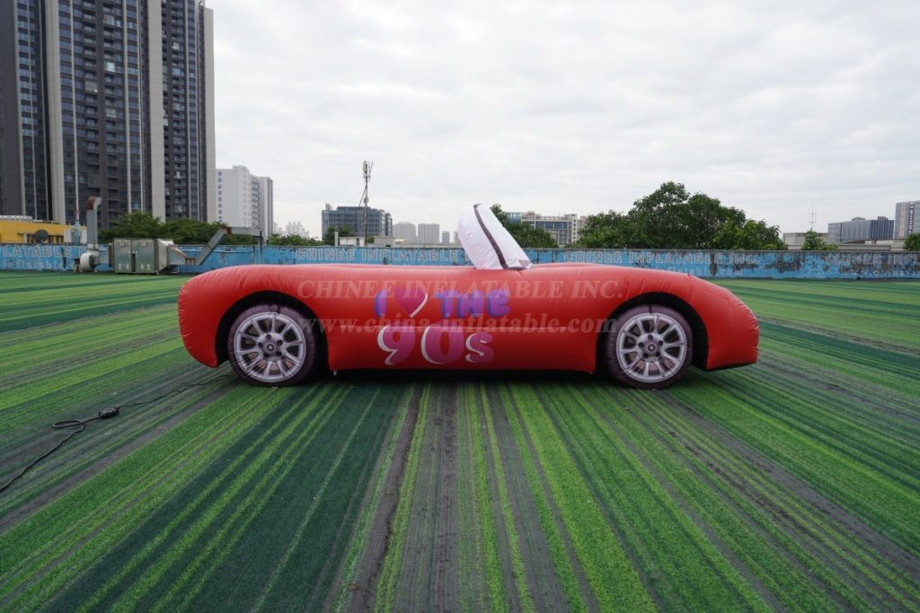 T2-5200 Inflatable Red Sports Car