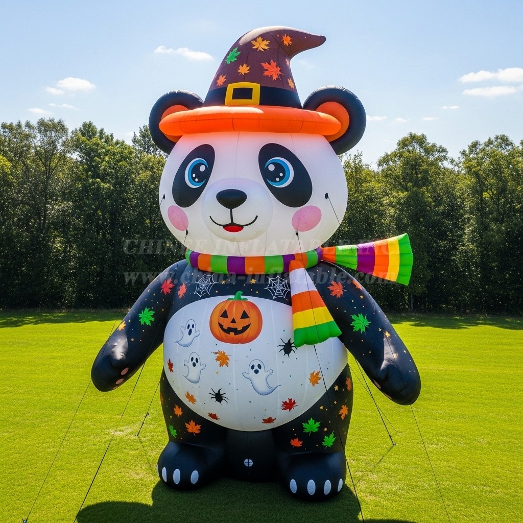 Cartoon3-266 Halloween Panda Inflatable Cartoon