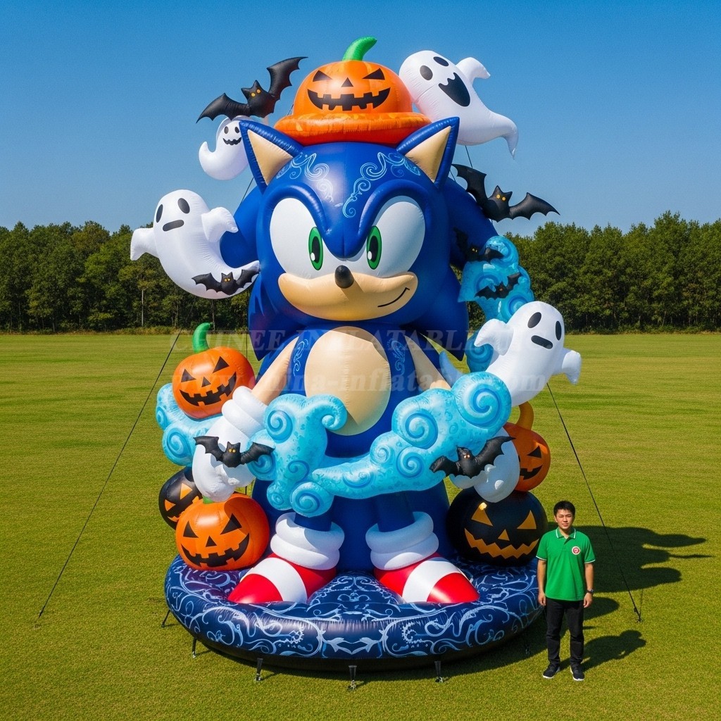 Cartoon3-268 Sonic Halloween Inflatable Cartoon