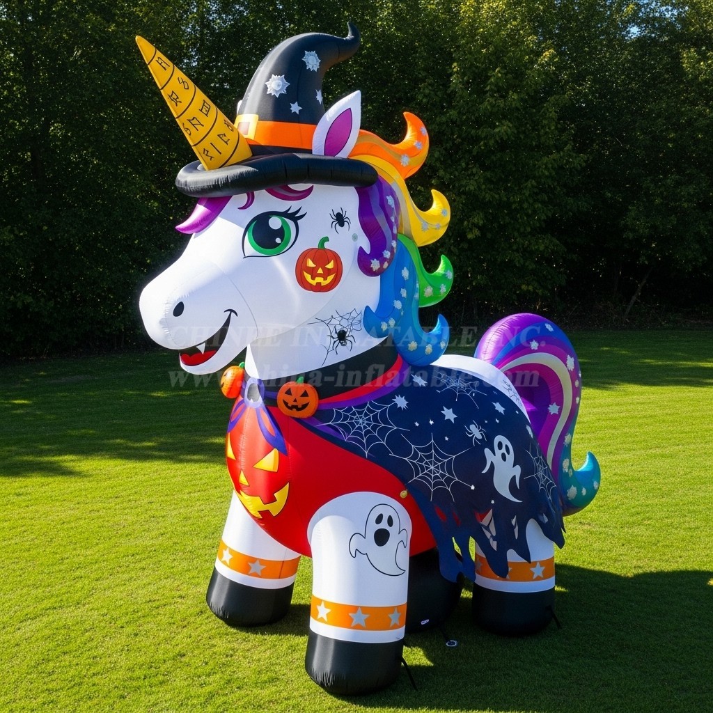 Cartoon3-271 Halloween Unicorn Inflatable Cartoons