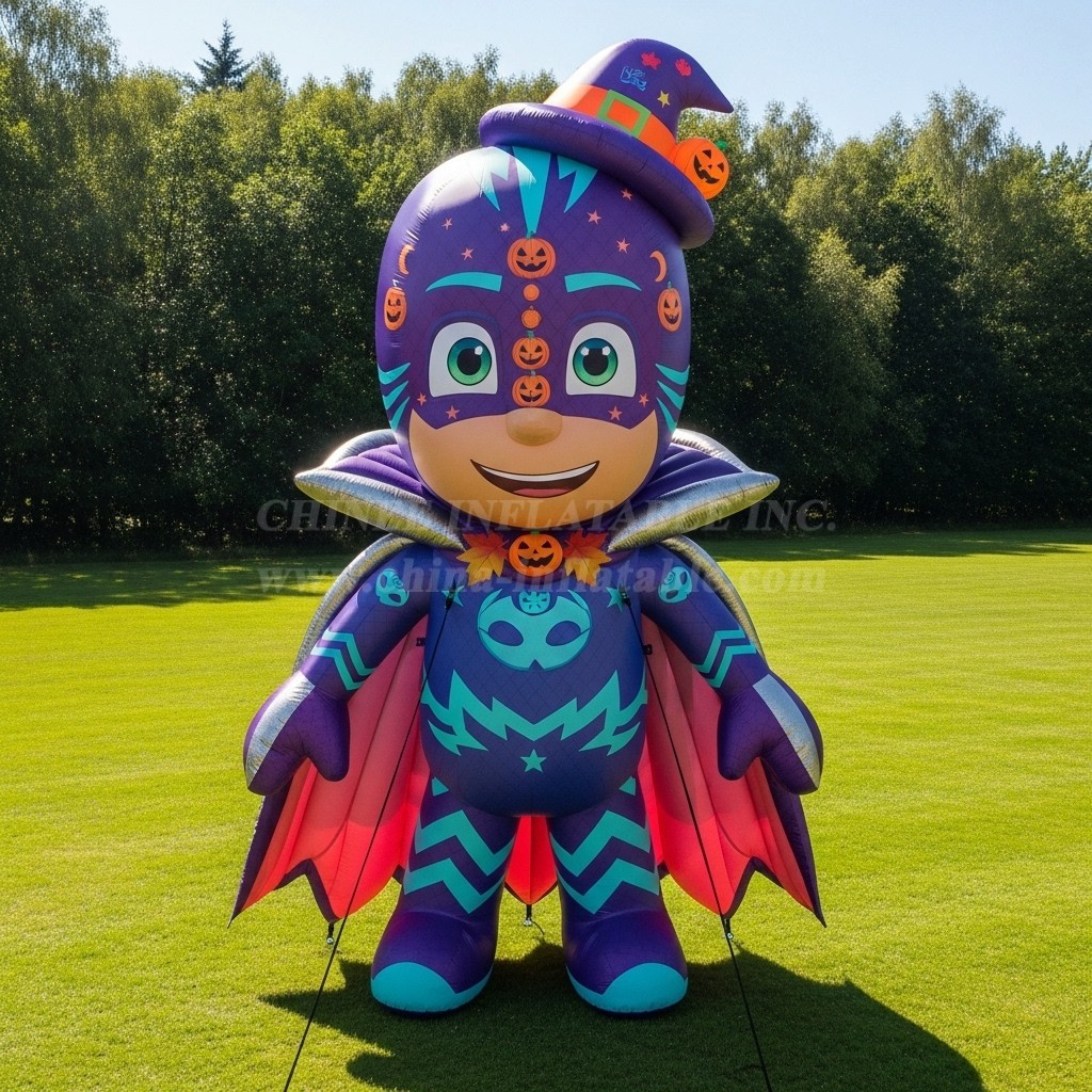 Cartoon3-283 PJ Masks Halloween Wizard Inflatable Cartoons