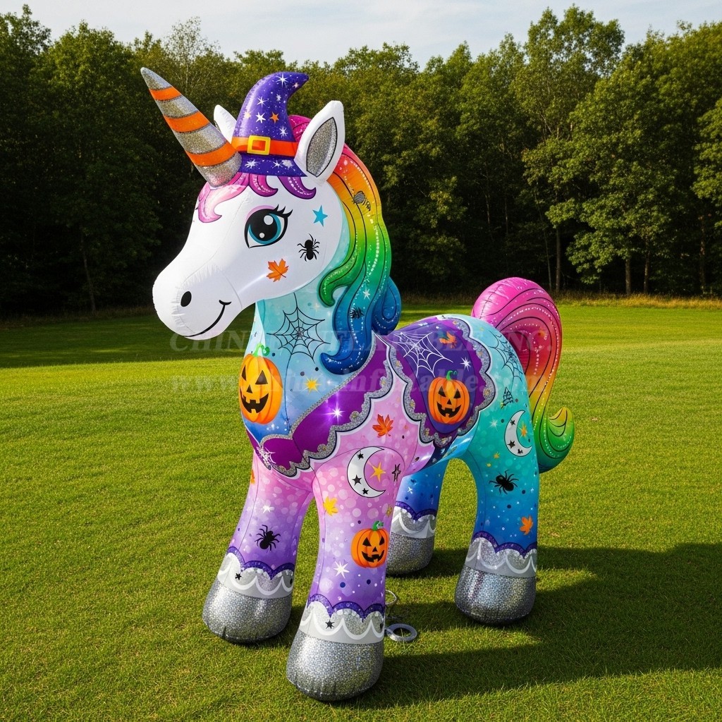 Cartoon3-292 Halloween Unicorn Inflatable Cartoons