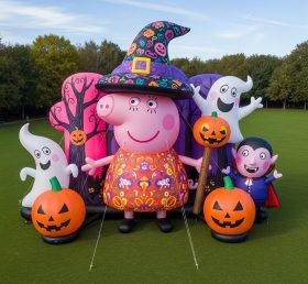 Cartoon3-294 Peppa Pig Halloween Inflatable Cartoons