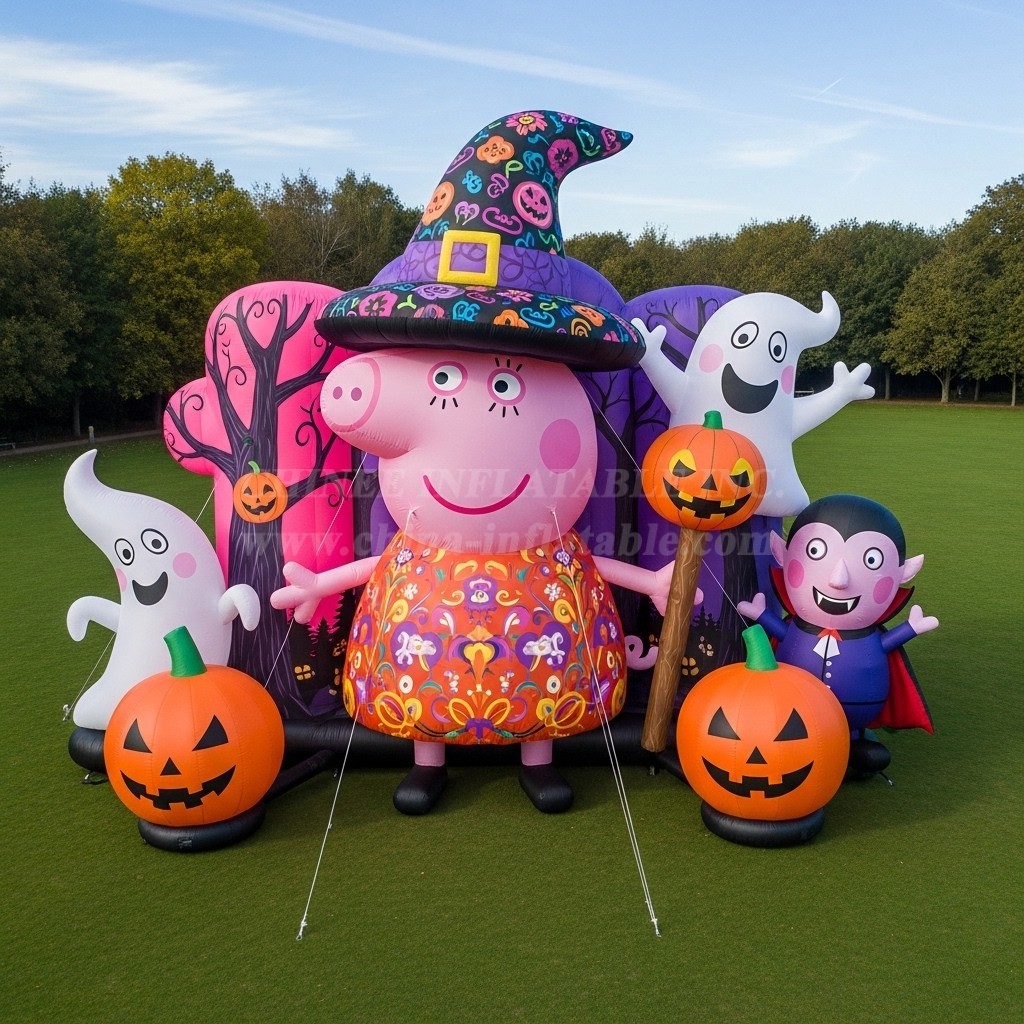 Cartoon3-294 Peppa Pig Halloween Inflatable Cartoons