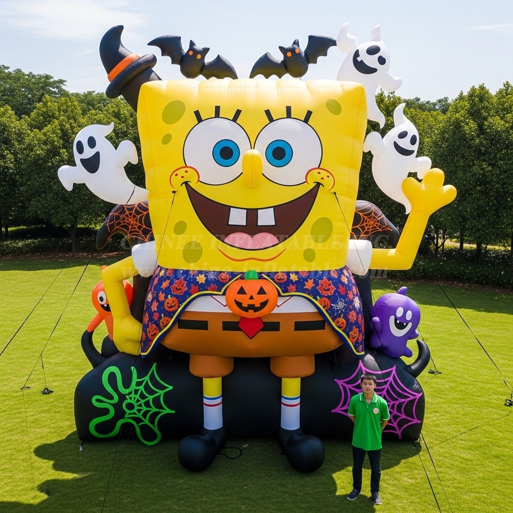 Cartoon3-314 SpongeBob Halloween Inflatable Cartoons