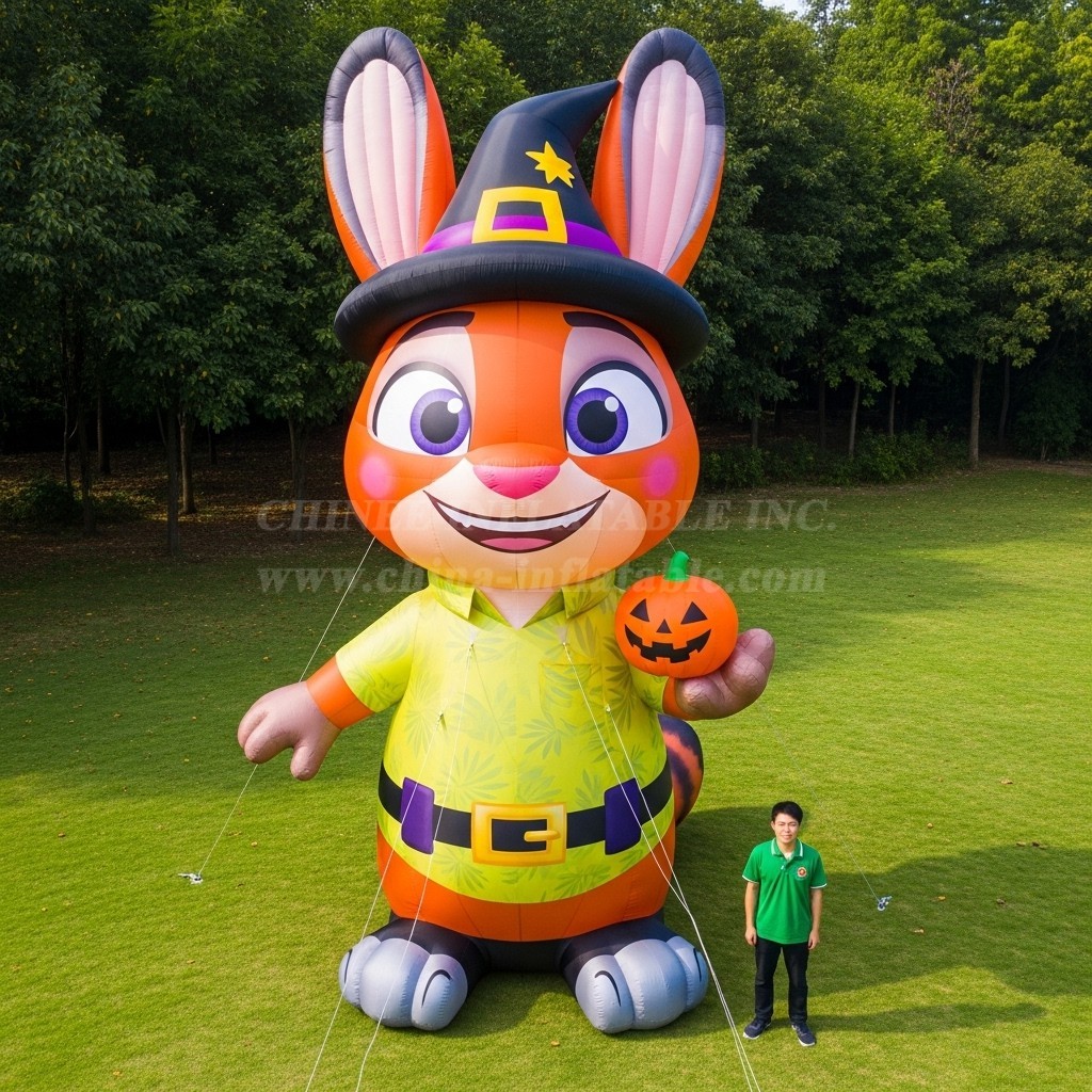 Cartoon3-329 Halloween Zootopia Rabbit Inflatable Cartoons