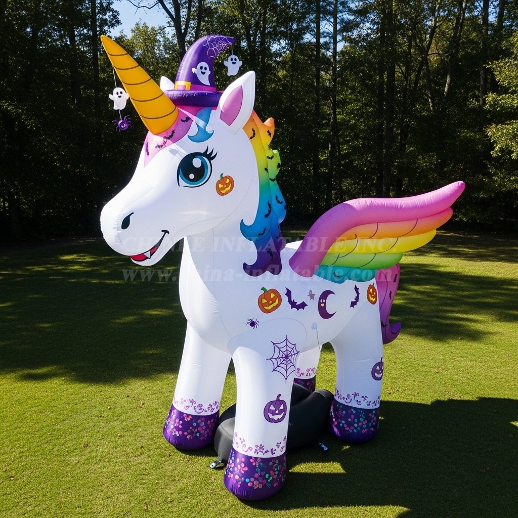 Cartoon3-342 Halloween Unicorn Inflatable Cartoons